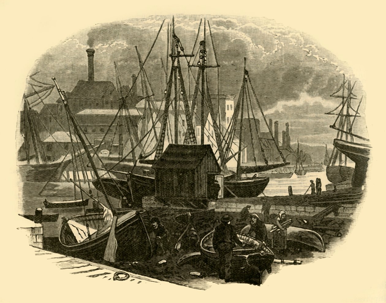 Poole havn, 1898. av Unbekannt