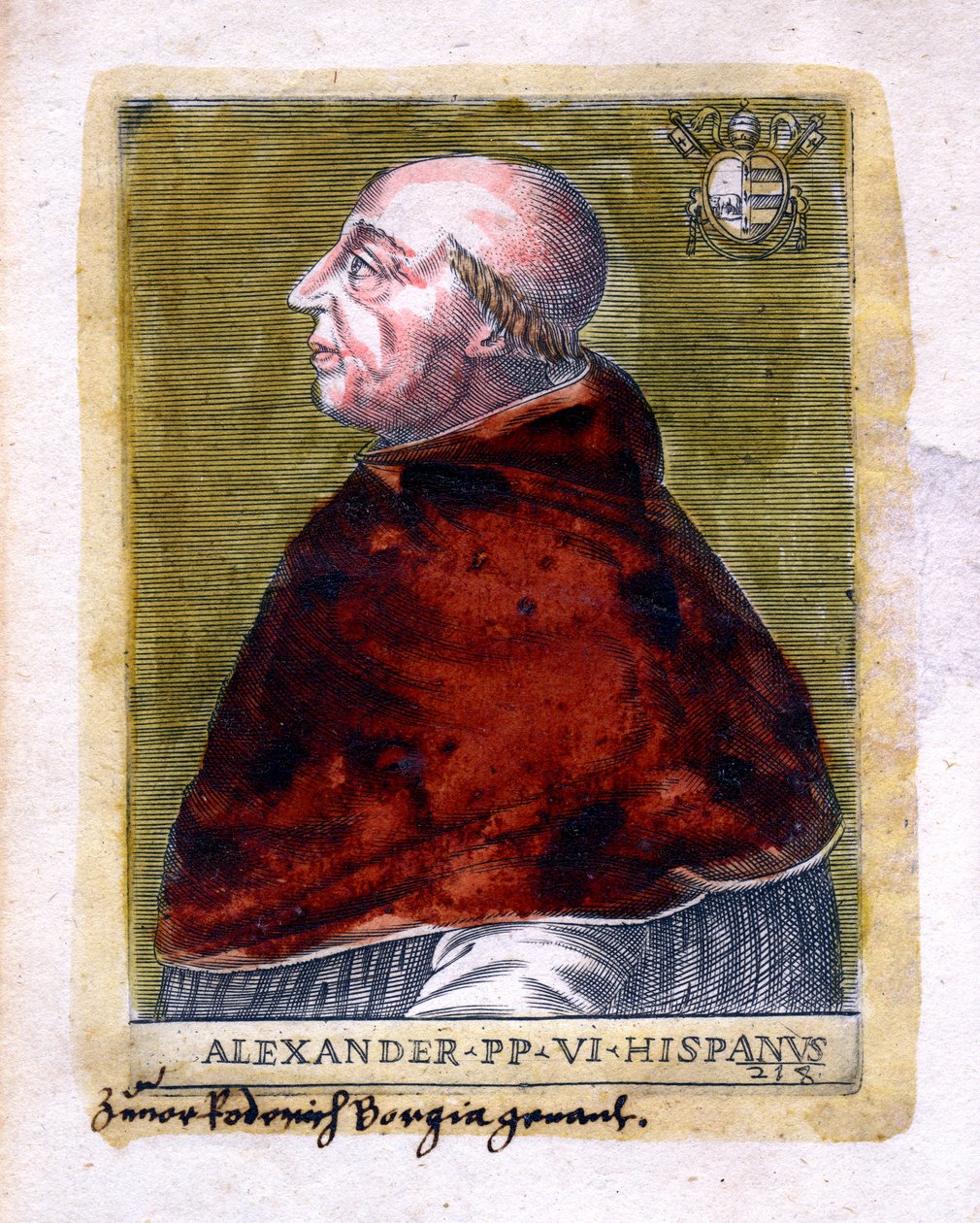 Pave Alexander VI av Unbekannt
