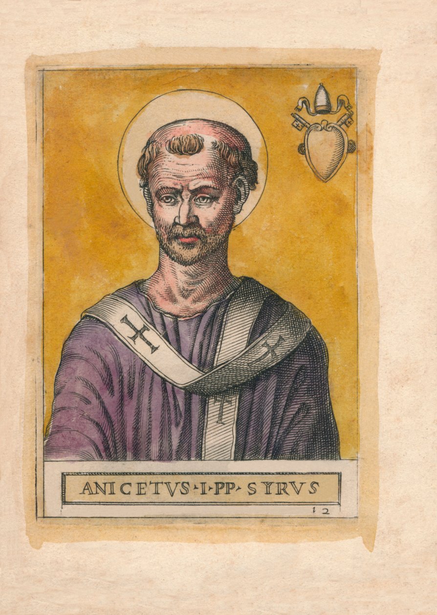 Pave Anicetus. av Unbekannt