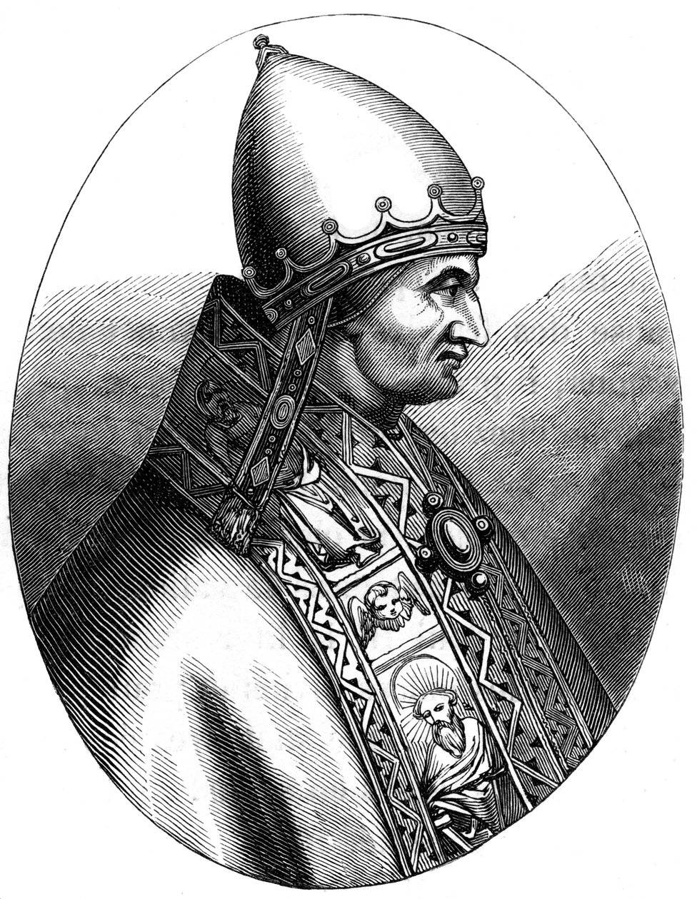 Pave Innocent IV 1180-1254, 1849 av Unbekannt