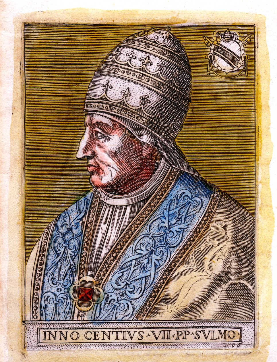 Pave Innocent VII c1336-1406, c1800-tallet av Unbekannt