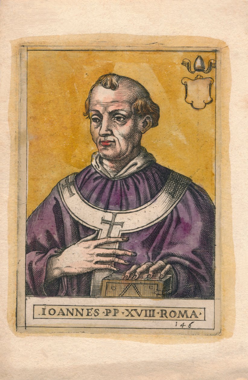 Pave Johannes XVIII. av Unbekannt