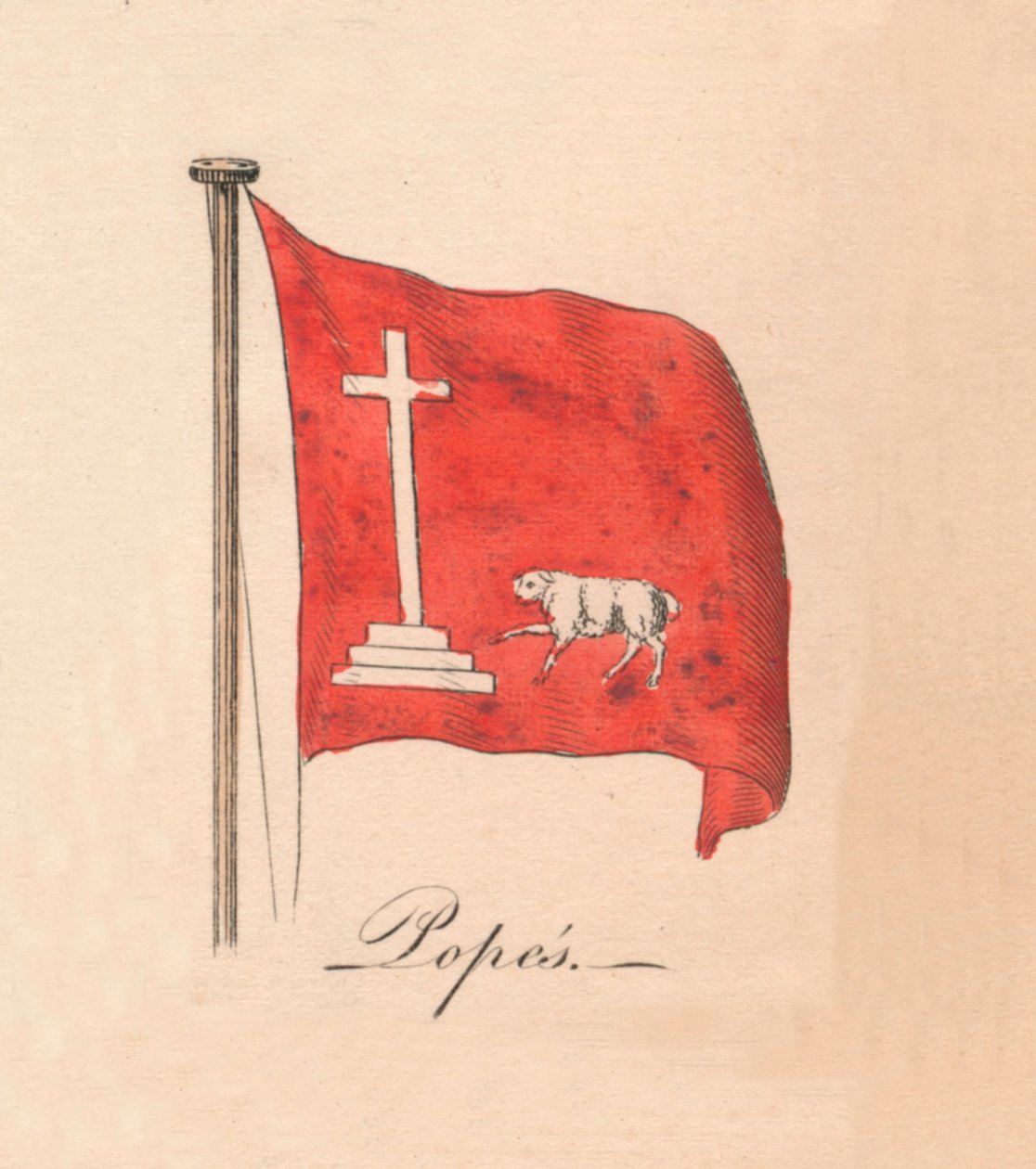 Paver, 1838 av Unbekannt