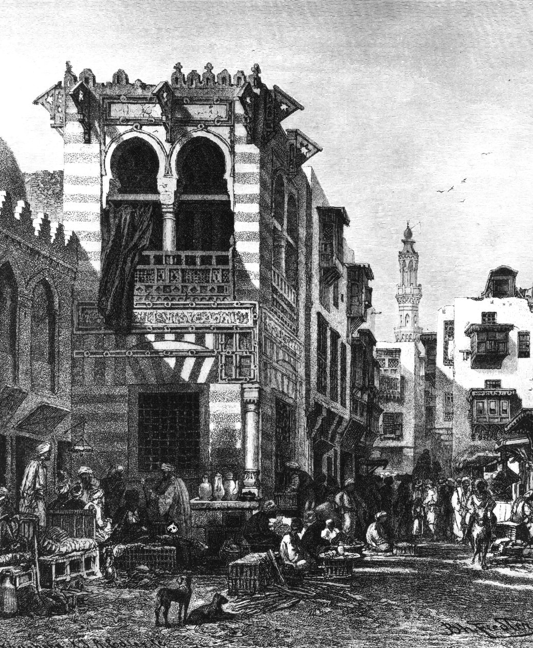 Populære skoler i hjertet av Kairo, Egypt, 1880 av Unbekannt