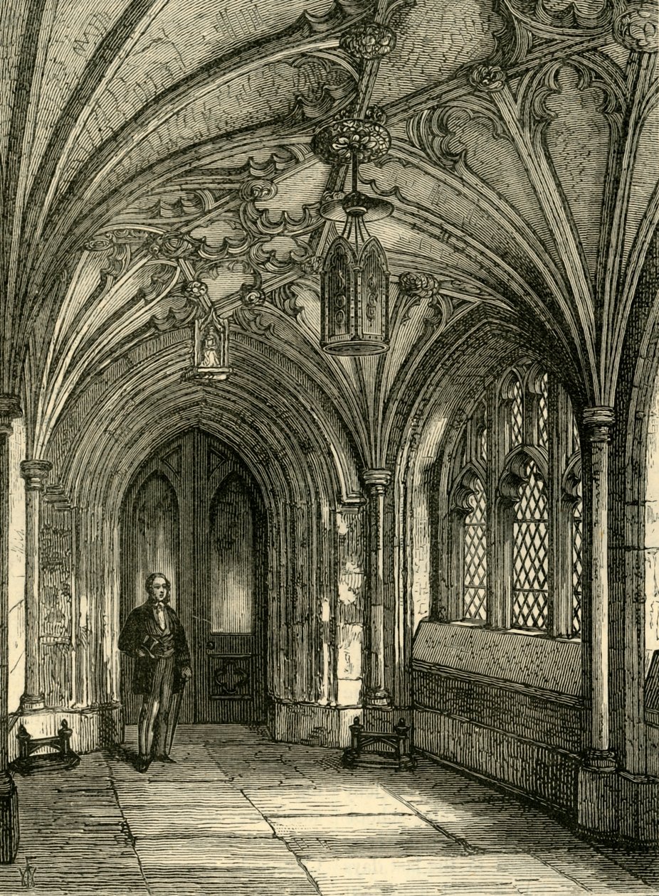 Porsche av St. Gravs kirke, c1872. av Unbekannt