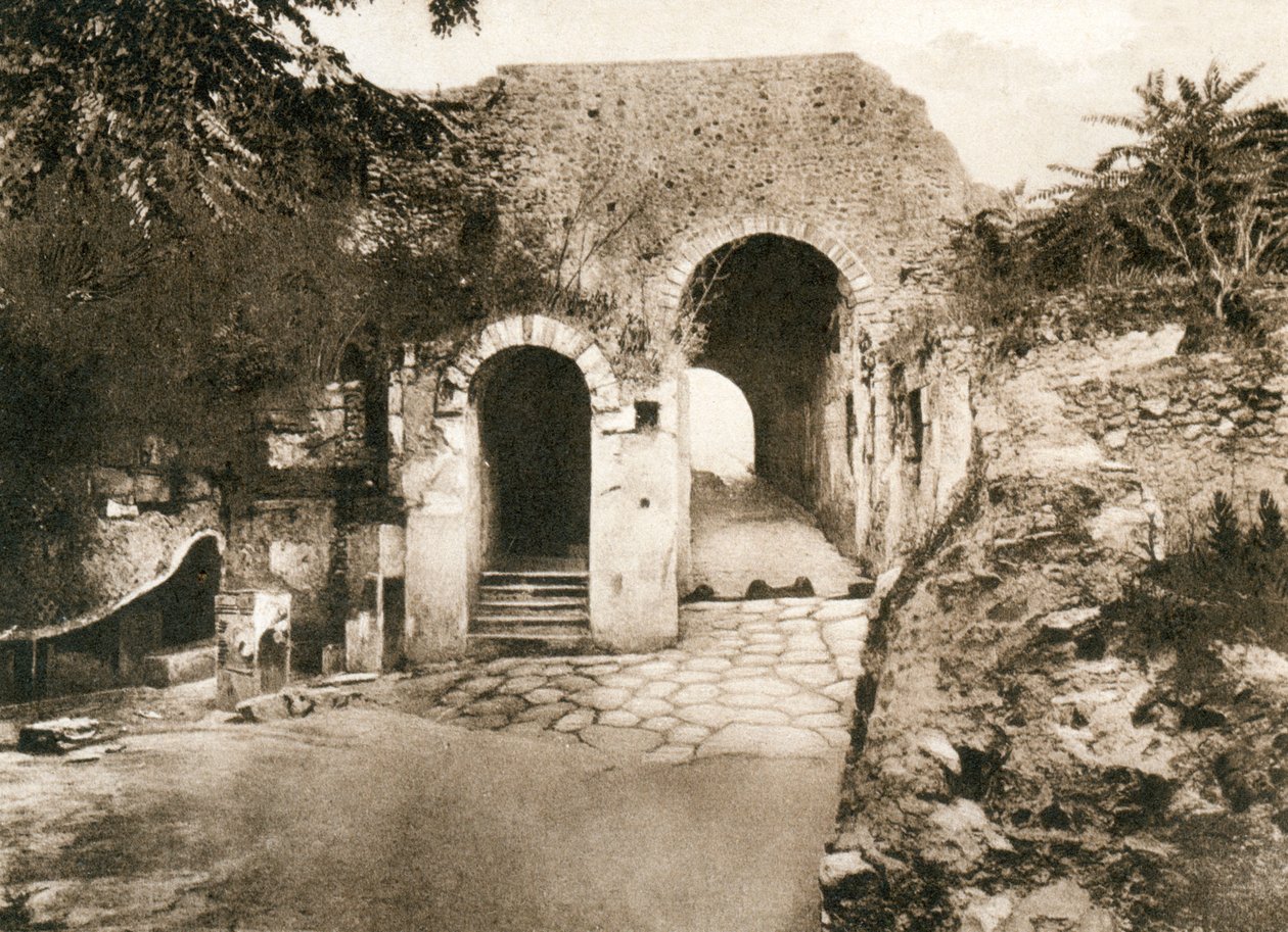 Porta marina, Pompeii, Italia, ca 1900-tallet av Unbekannt