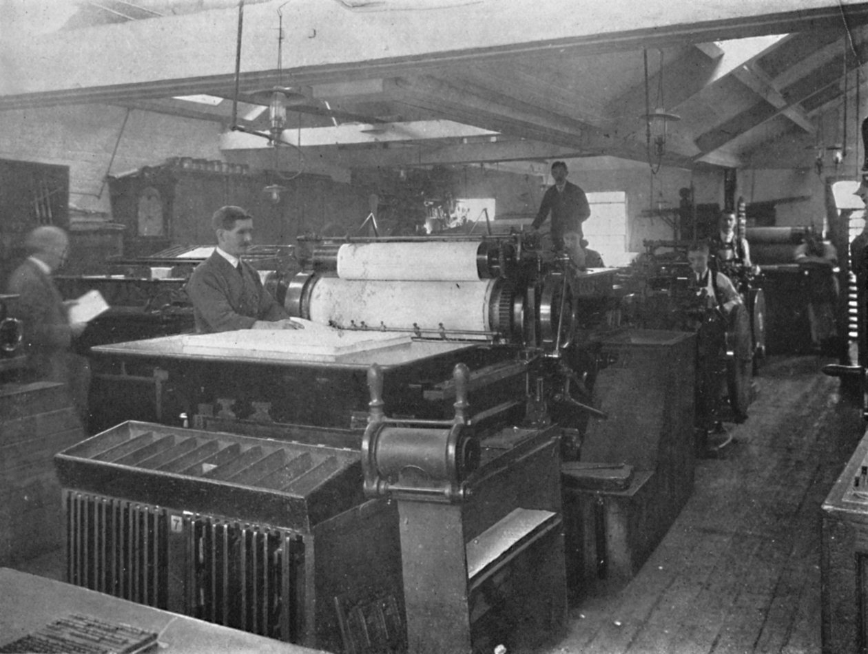 Del av maskinrommet, 1916 av Unbekannt