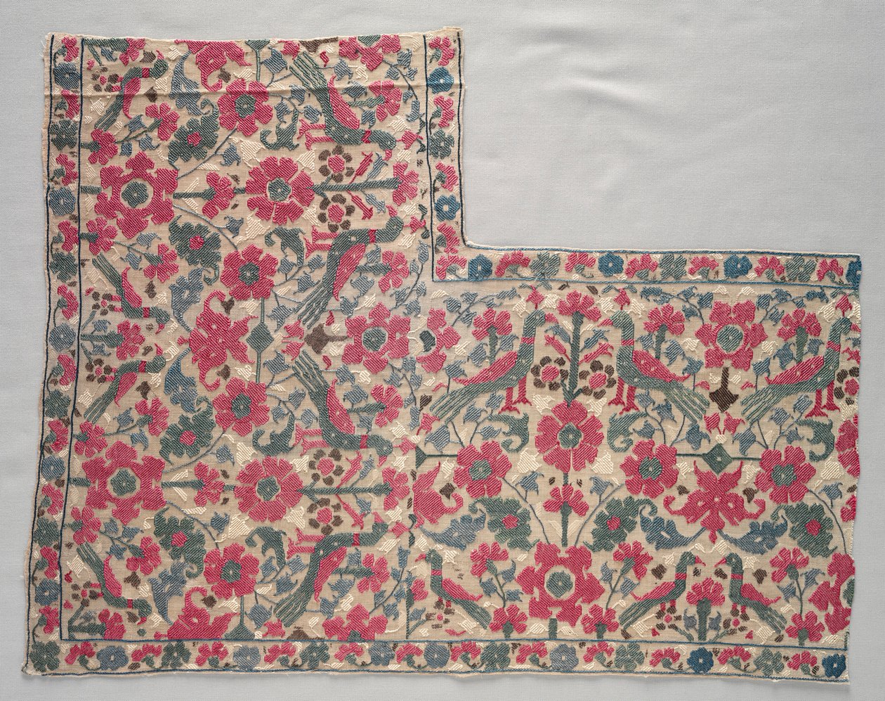 Del av et laken eller valance, 1500-1600-tallet. av Unbekannt