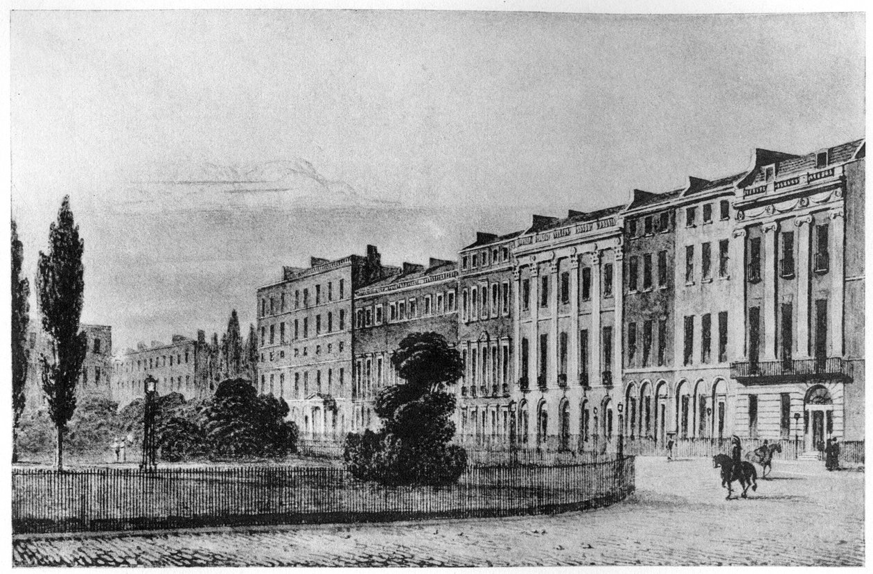Portman Square, London, c1813 1907 av Unbekannt