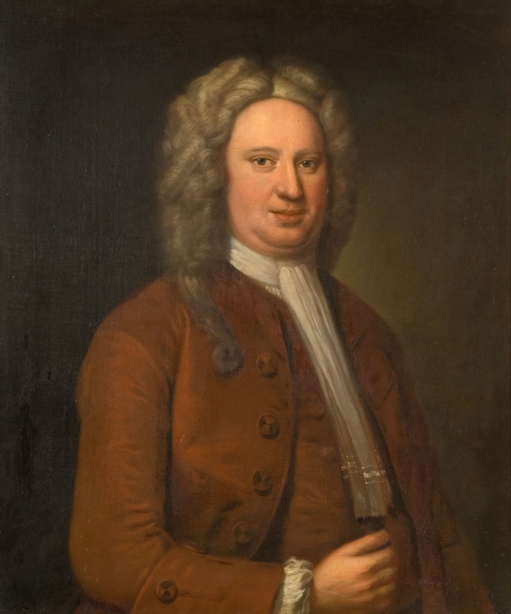 Portrett av en ukjent mann, muligens Clobery Holte, 1720-1740. av Unbekannt