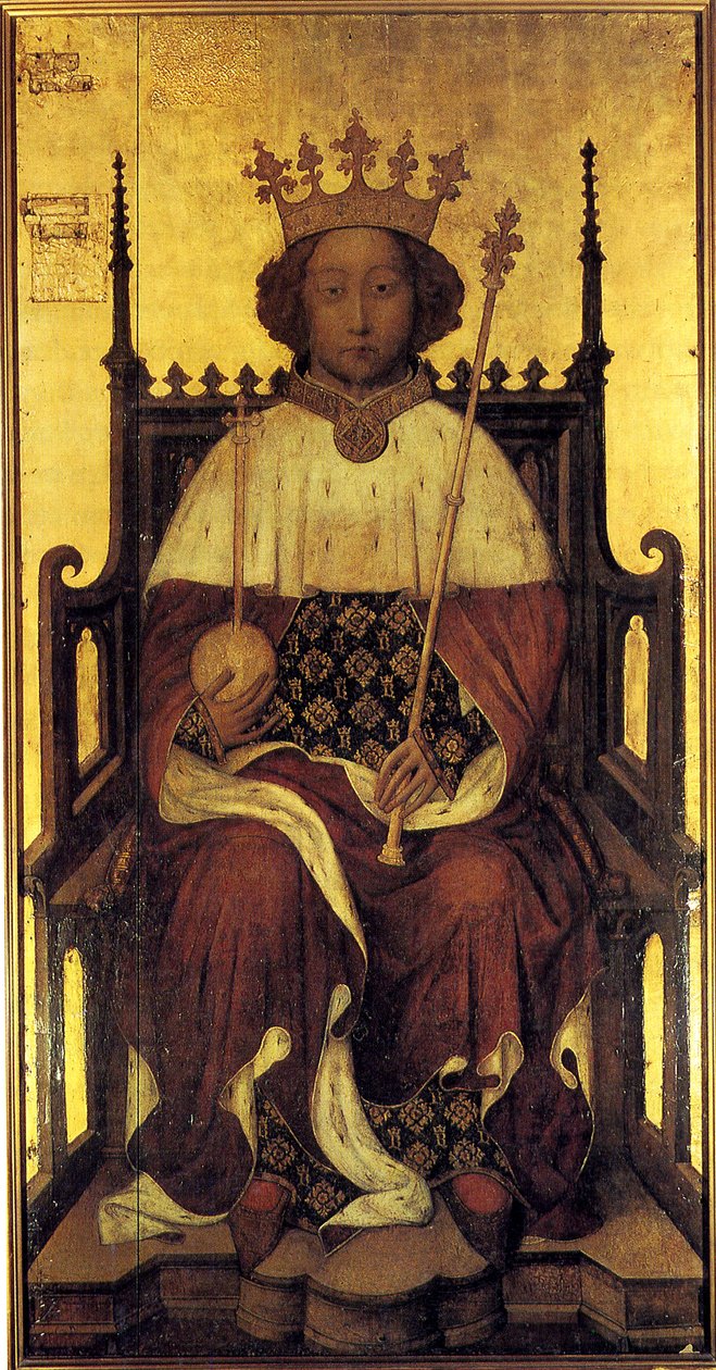 Portrett Richard II av England, ca 1390 av Unbekannt
