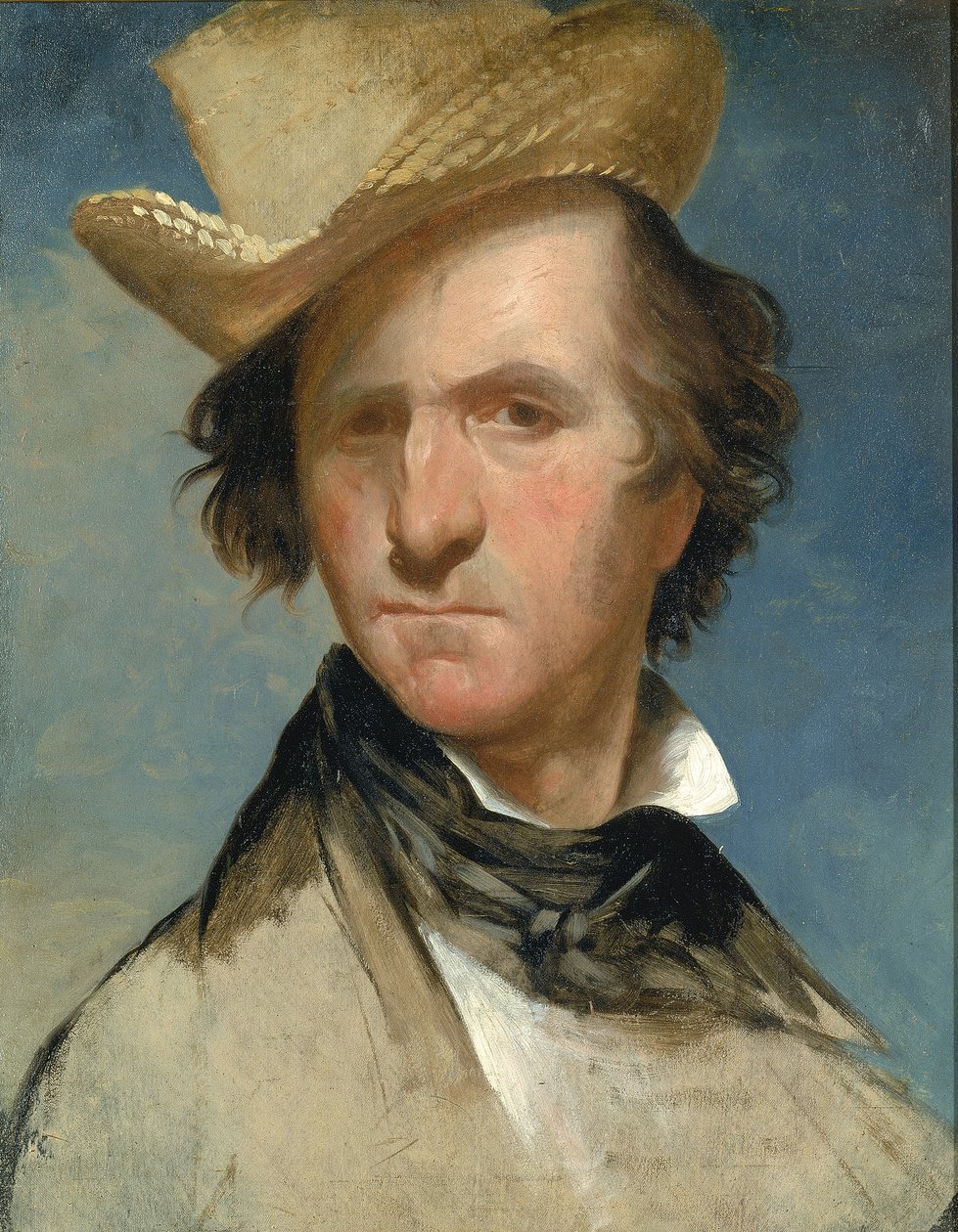 Portrettskisse av en skuespiller, ca. 1830. av Unbekannt