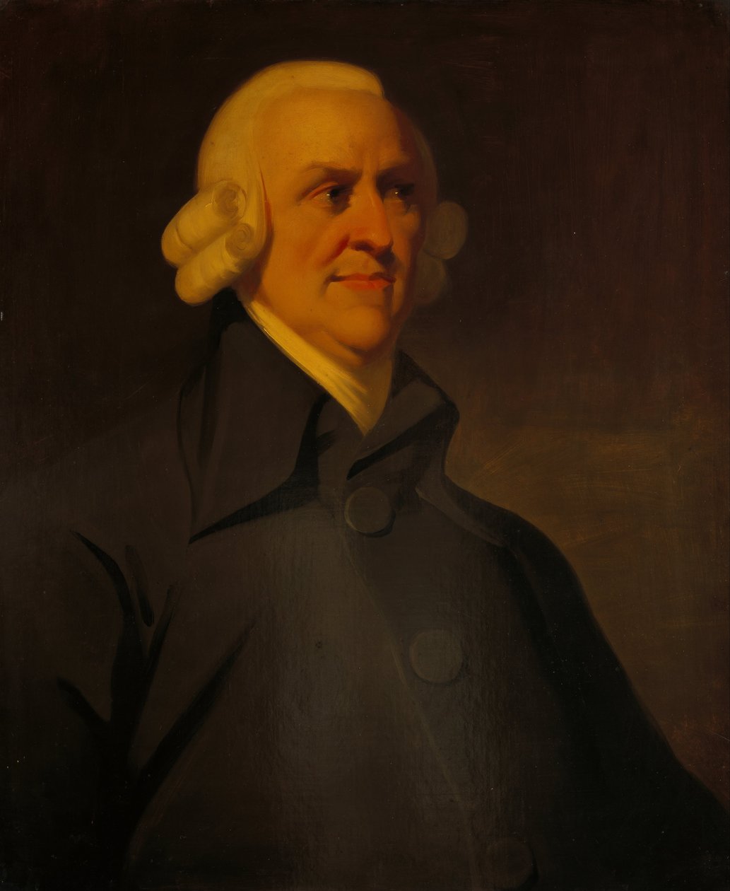 Portrett av Adam Smith 1723-1790, 1795 av Unbekannt