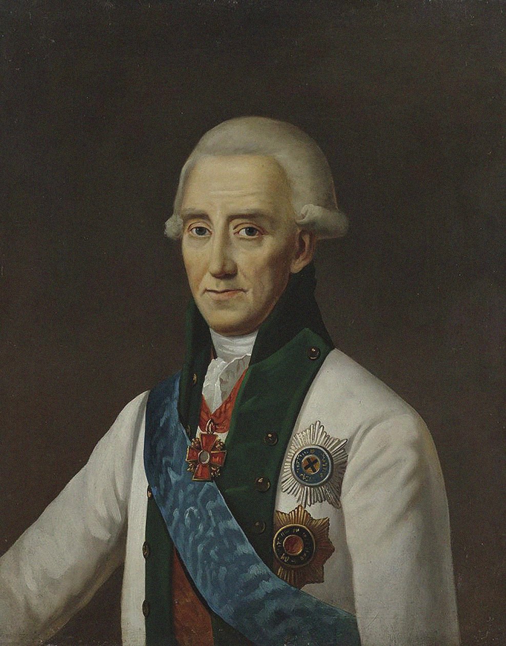 Portrett av admiral Vasily Chichagov 1726-1809. av Unbekannt