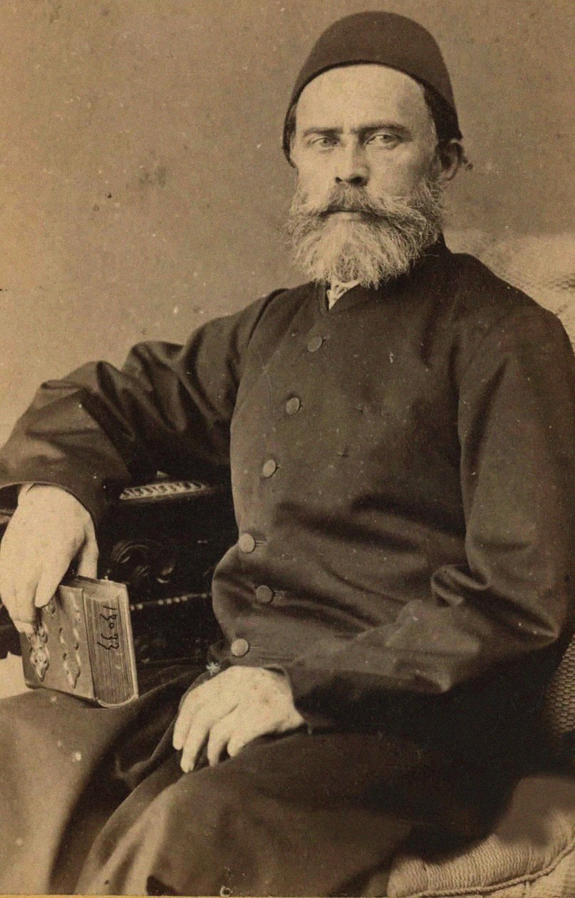 Portrett av Ahmed Cevdet Pasha 1822-1895, andre halvdel av 1800-tallet. av Unbekannt