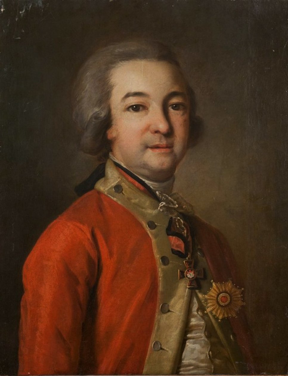 Portrett av Alexander Khrapovitsky 1749-1801, senator og forfatter, andre halvdel av 1700-tallet. av Unbekannt