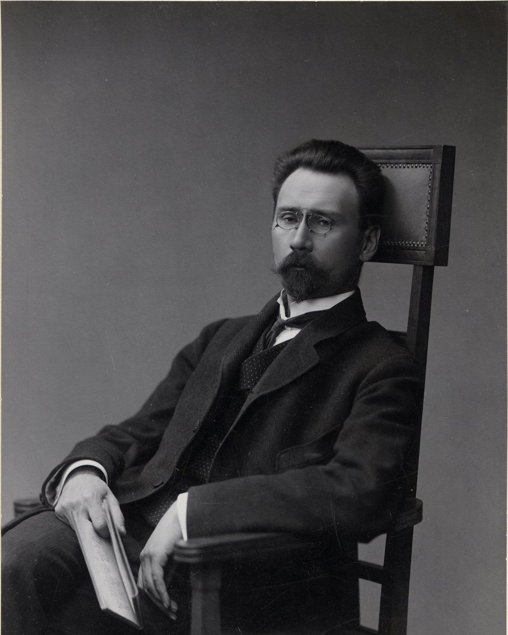 Portrett av Alexey Alexandrovich Bakhrushin 1865-1929, 1900-tallet av Unbekannt