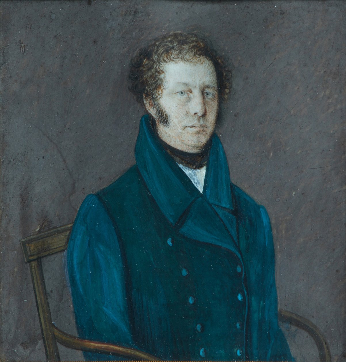 Portrett av Alexey Gavrilovich Popov 1760-1857, andre kvartal av 1800-tallet av Unbekannt