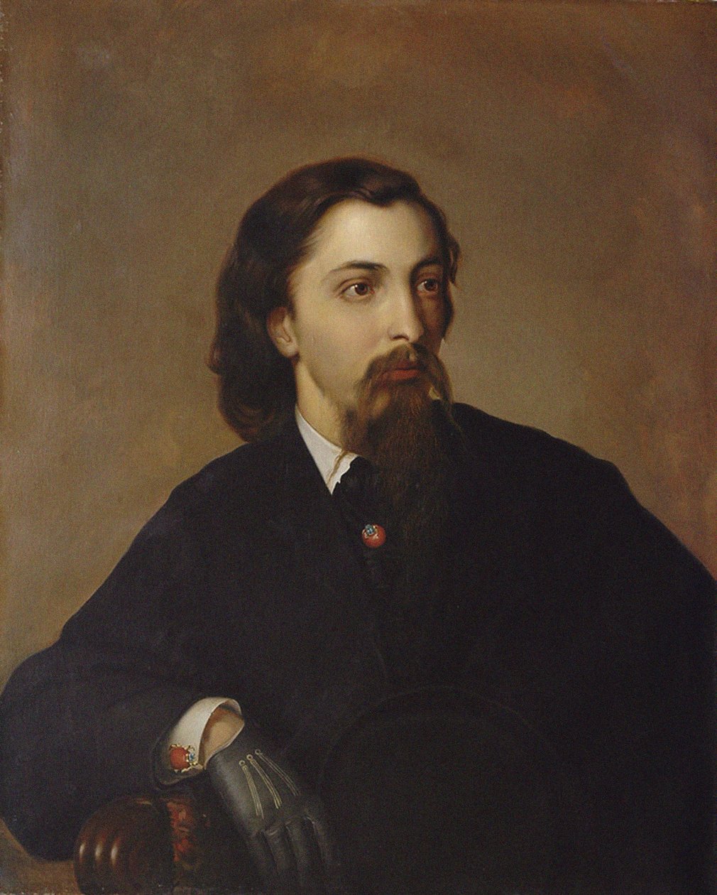 Portrett av Andrey Fyodorovich Likhachov 1832-1890 av Unbekannt