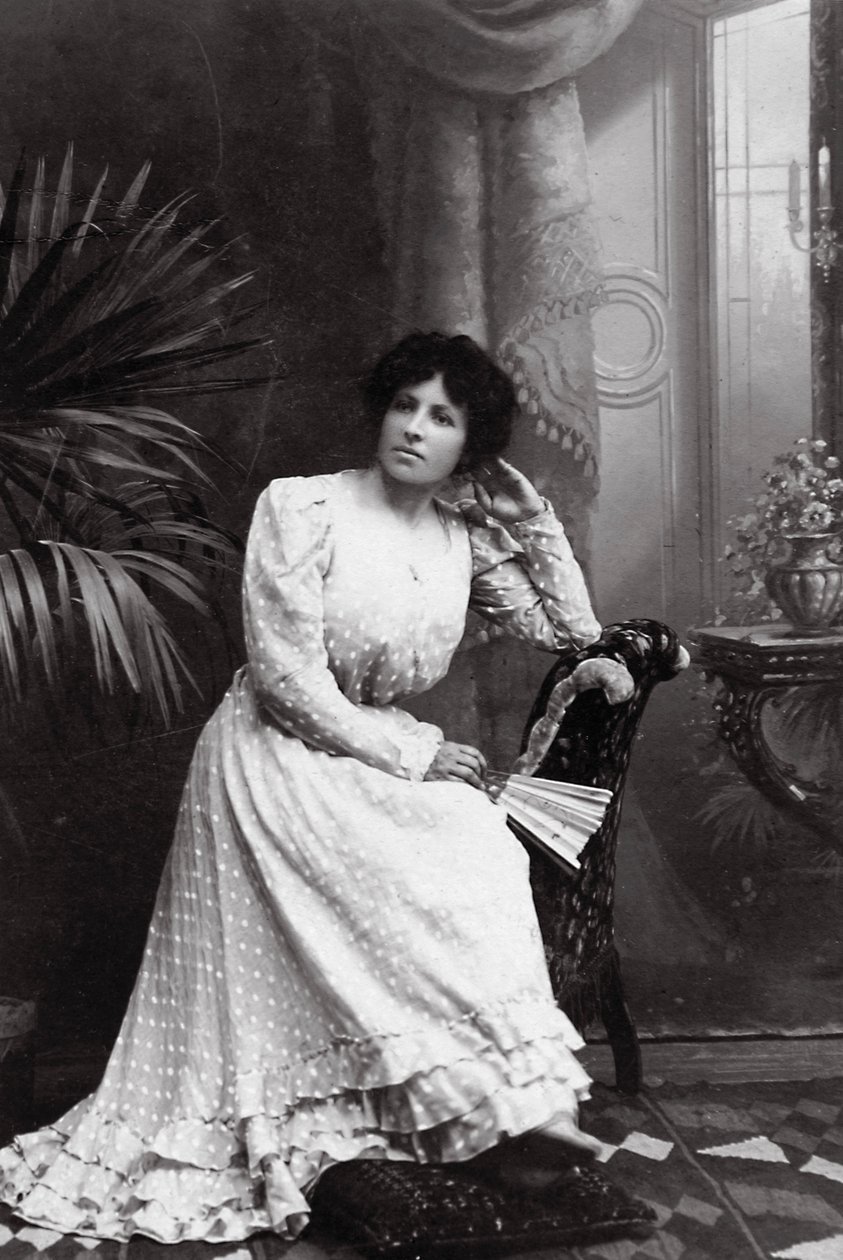 Portrett av Antonina Dronk, c1900-c1908 av Unbekannt