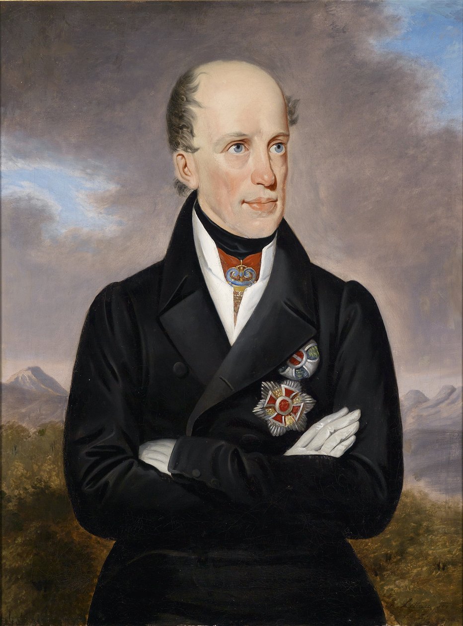 Portrett av erkehertug Johann av Østerrike (1782-1859) av Unbekannt
