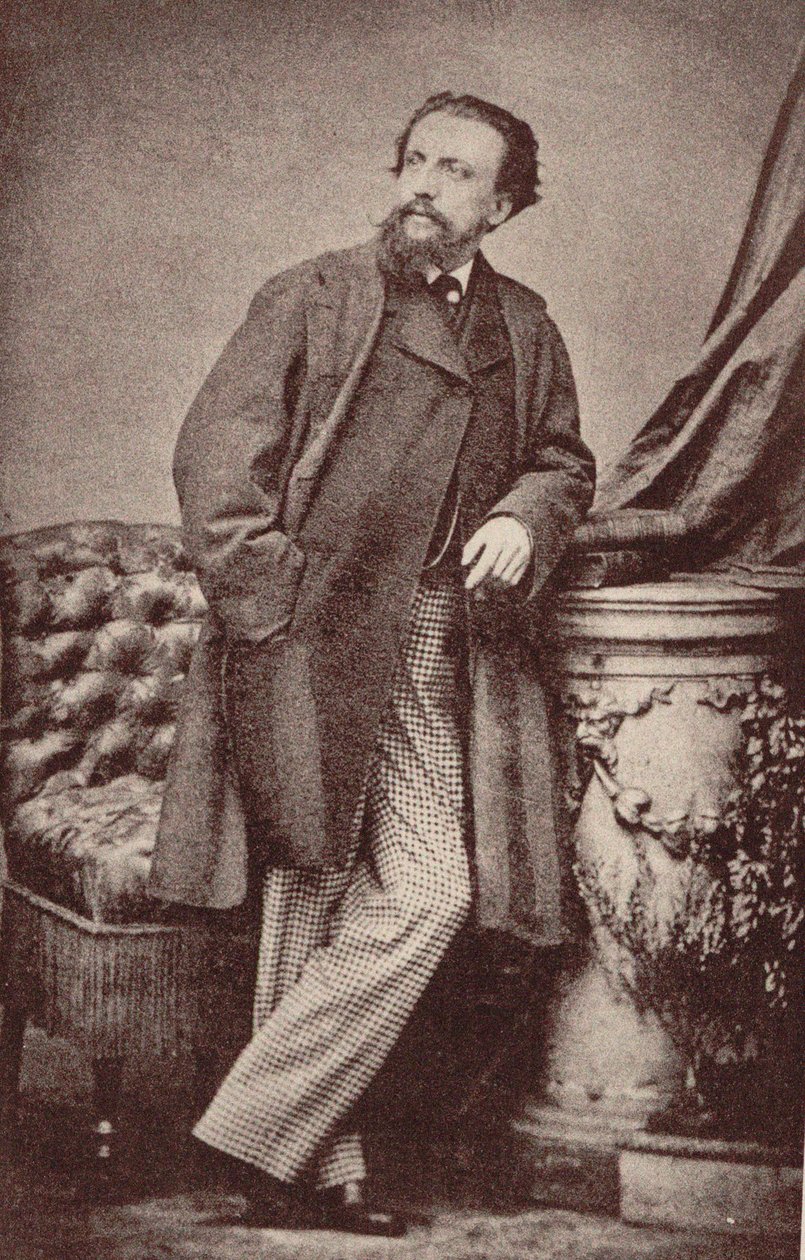 Portrett av Arthur Kalkbrenner 1828-1869, 1860. av Unbekannt