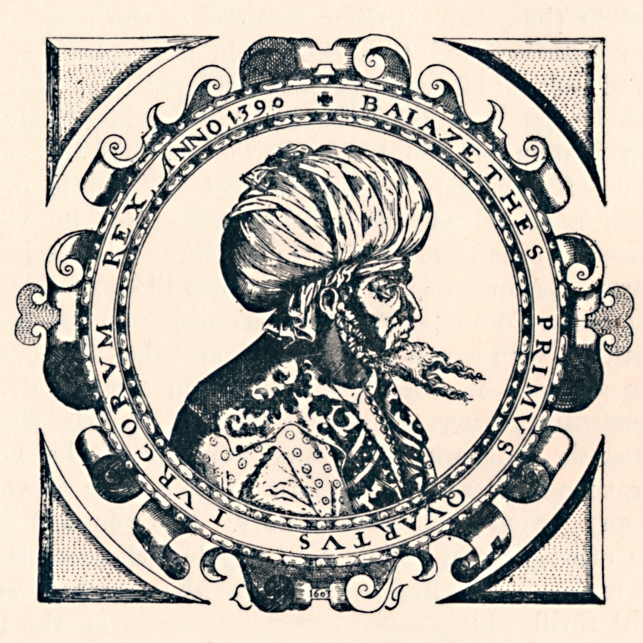 Portrett av Bajazet, 1603, 1903 av Unbekannt