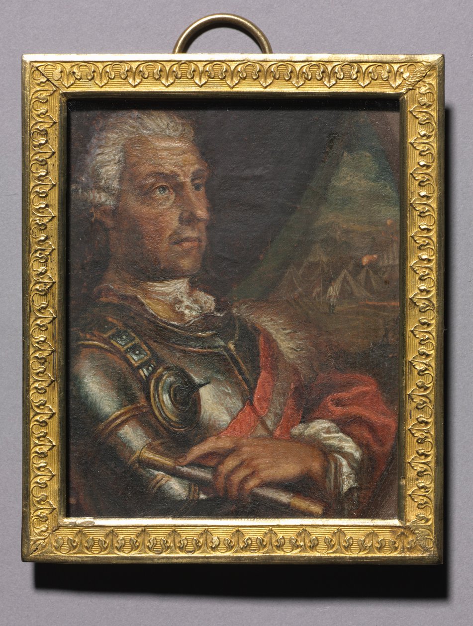 Portrett av baron Ernst Gideon Freiherr von Laudon, 1800-tallet. av Unbekannt
