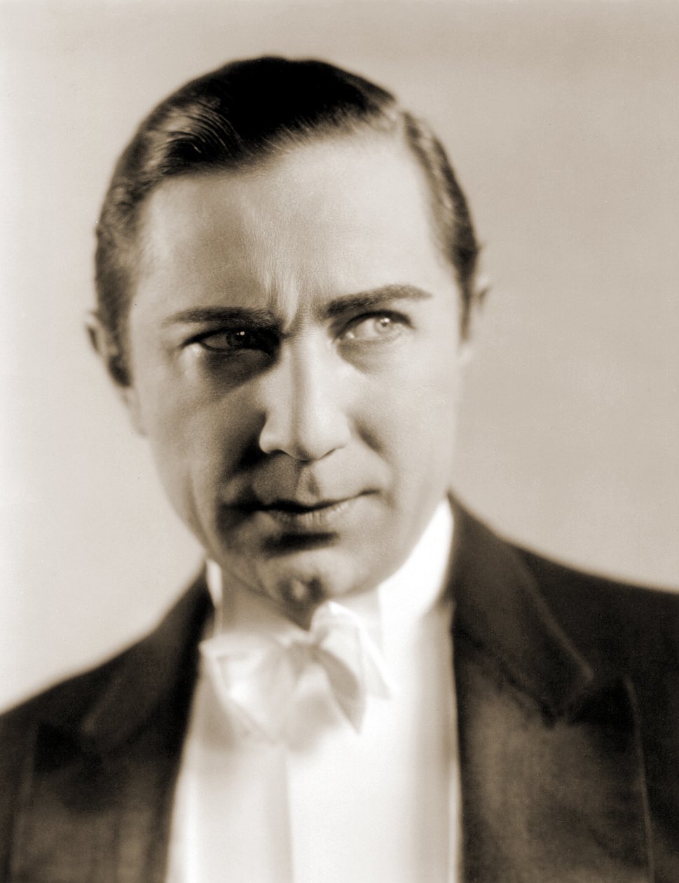 Portrett av Bela Lugosi, ca. 1930 (sepia-bilde) av Unbekannt