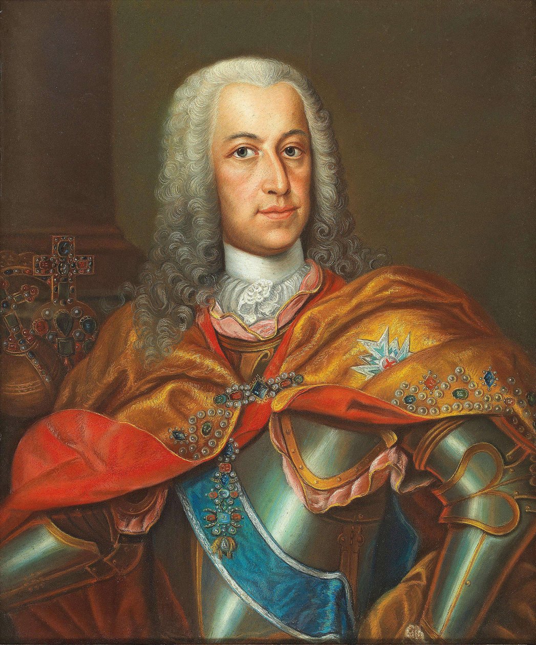 Portrett av Karl VII, den hellige romerske keiser 1697-1745, første halvdel av 1700-tallet. av Unbekannt
