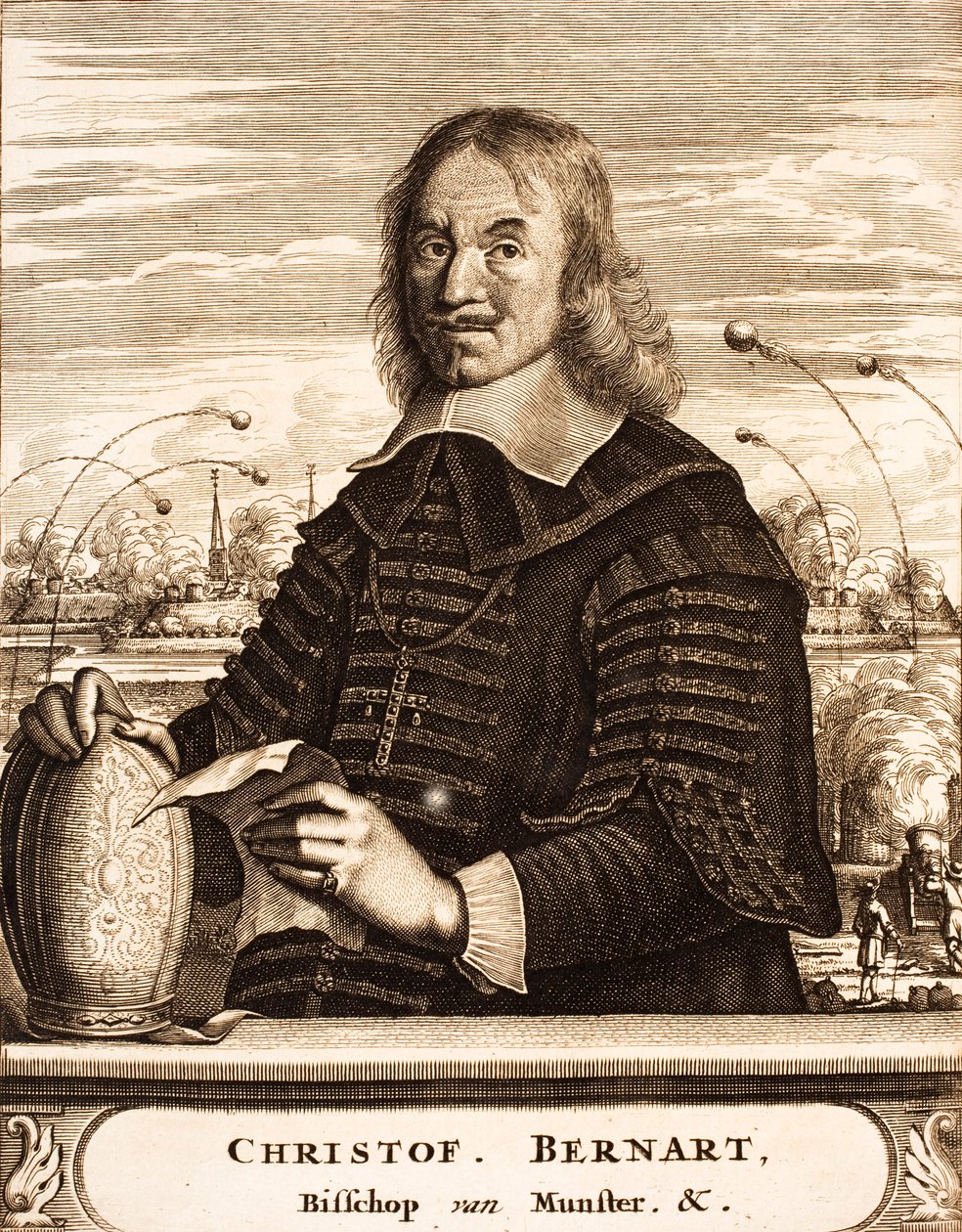 Portrett av Christoph Bernhard Freiherr von Galen 1606-1678, 1675. av Unbekannt