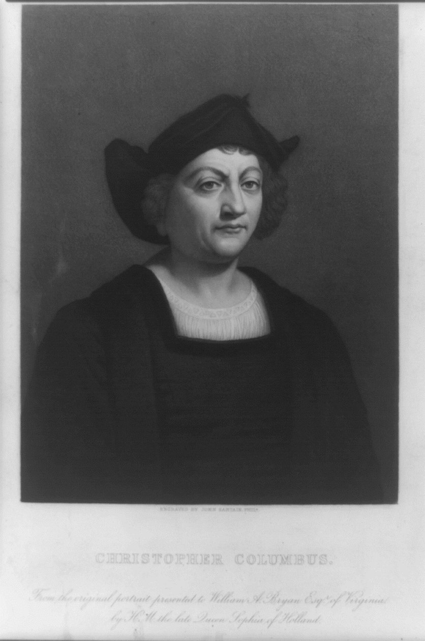 Portrett av Christopher Columbus av Unbekannt