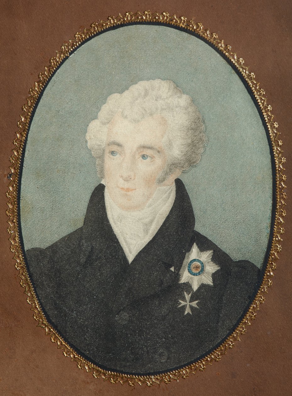 Portrett av grev Alexander Lvovich Naryshkin 1760-1826, andre kvartal av 1800-tallet av Unbekannt
