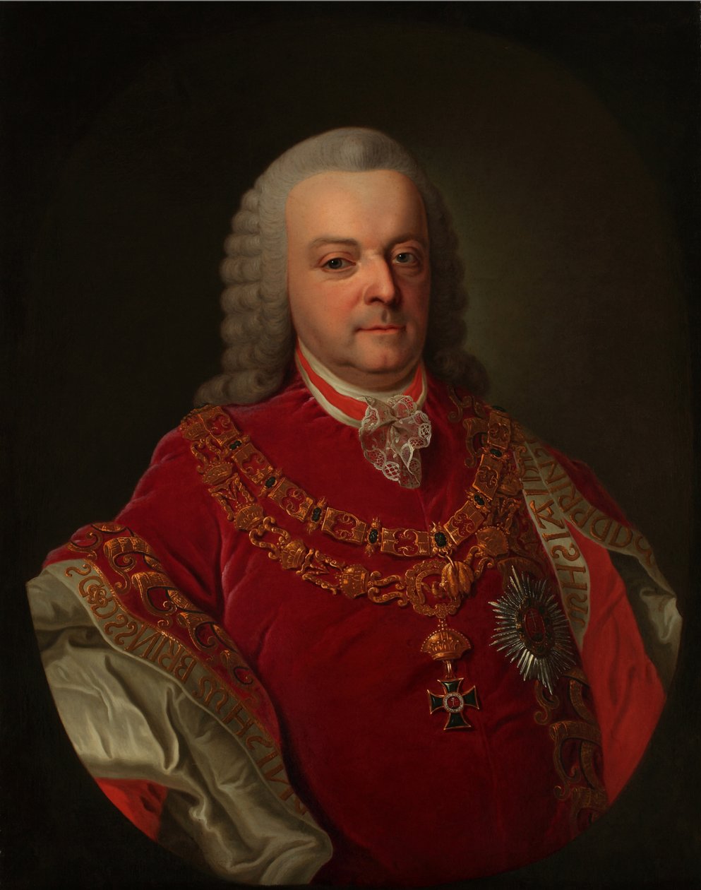 Portrett av grev Ferenc Esterházy de Galántha 1715-1785. av Unbekannt