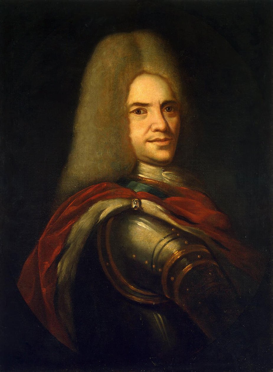 Portrett av grev Grigory Fyodorovich Dolgoruky 1656-1723, tidlig på 1700-tallet. av Unbekannt