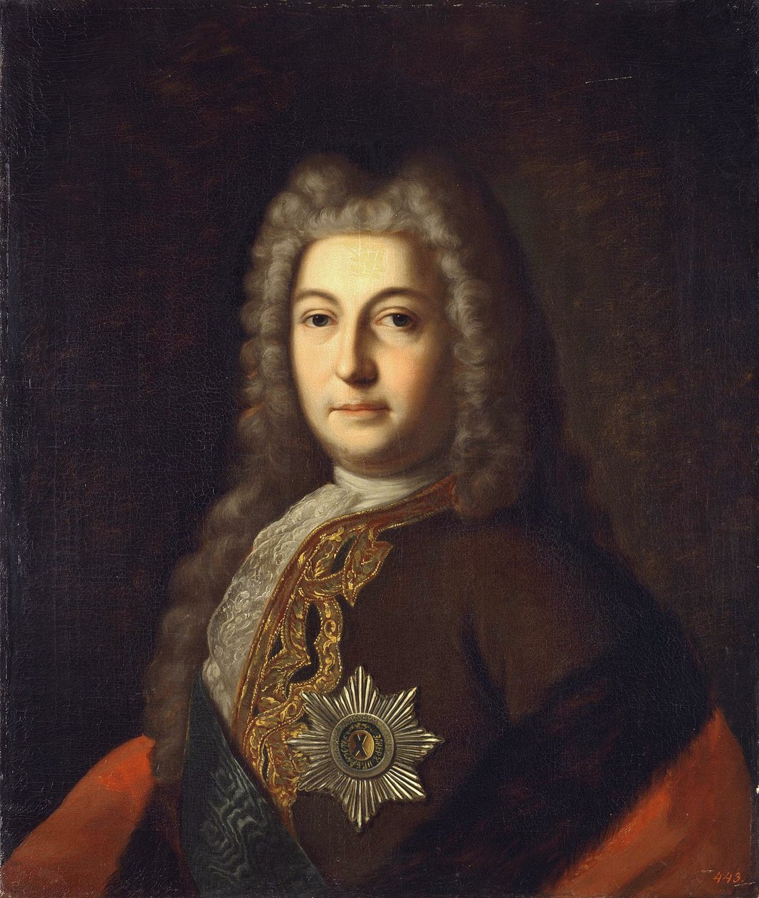 Portrett av grev Heinrich Johann Friedrich Andrei Ostermann 1687-1747, slutten av 1700-tallet av Unbekannt