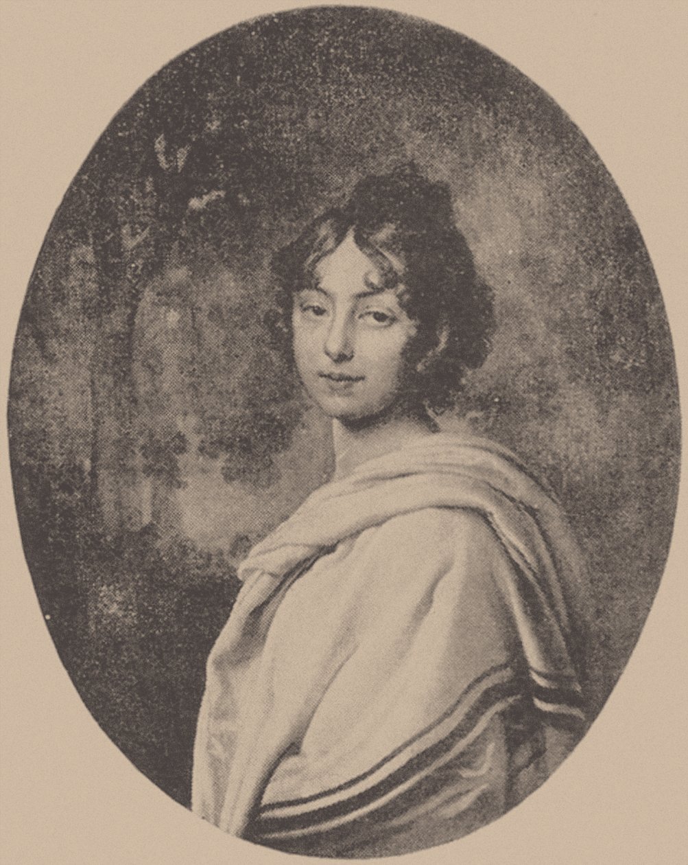 Portrett av grevinne Maria Pavlovna von Pahlen, født Skavronskaya, ca. 1810 av Unbekannt