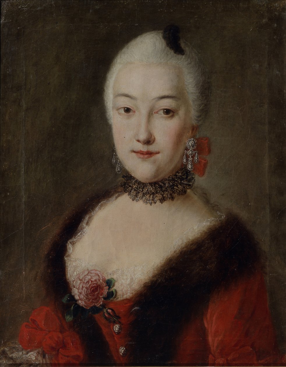 Portrett av contess Ekaterina Lobanova-Rostovskaya 1735-1802, 18 tonn centura av Unbekannt