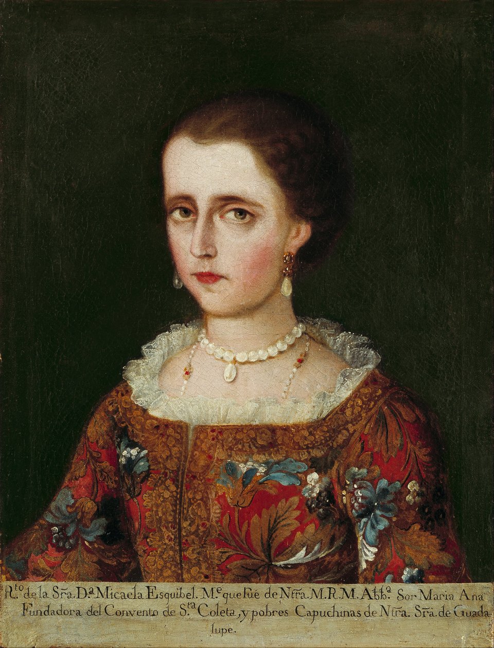 Portrett av Dona Micaela Esquibel av Unbekannt
