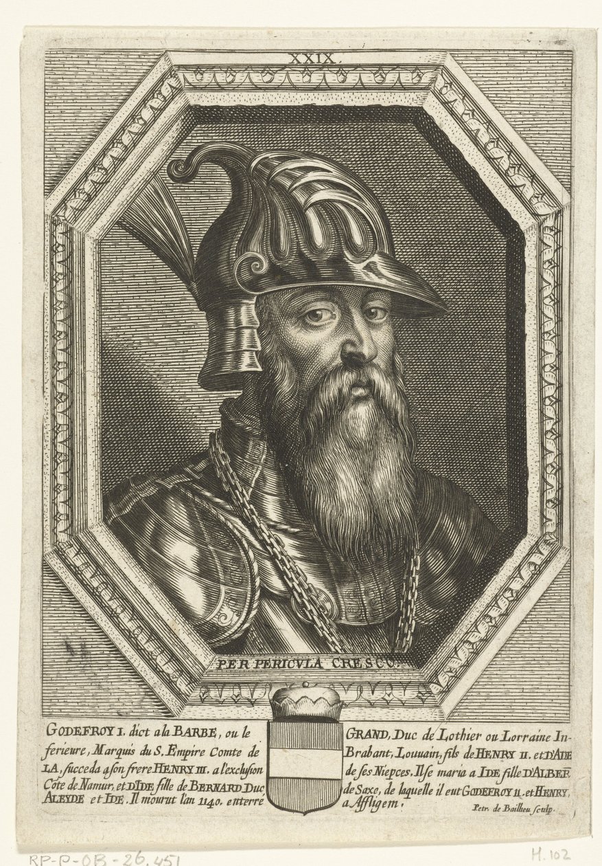 Portrett av hertug Godfrey I av Leuven av Unbekannt