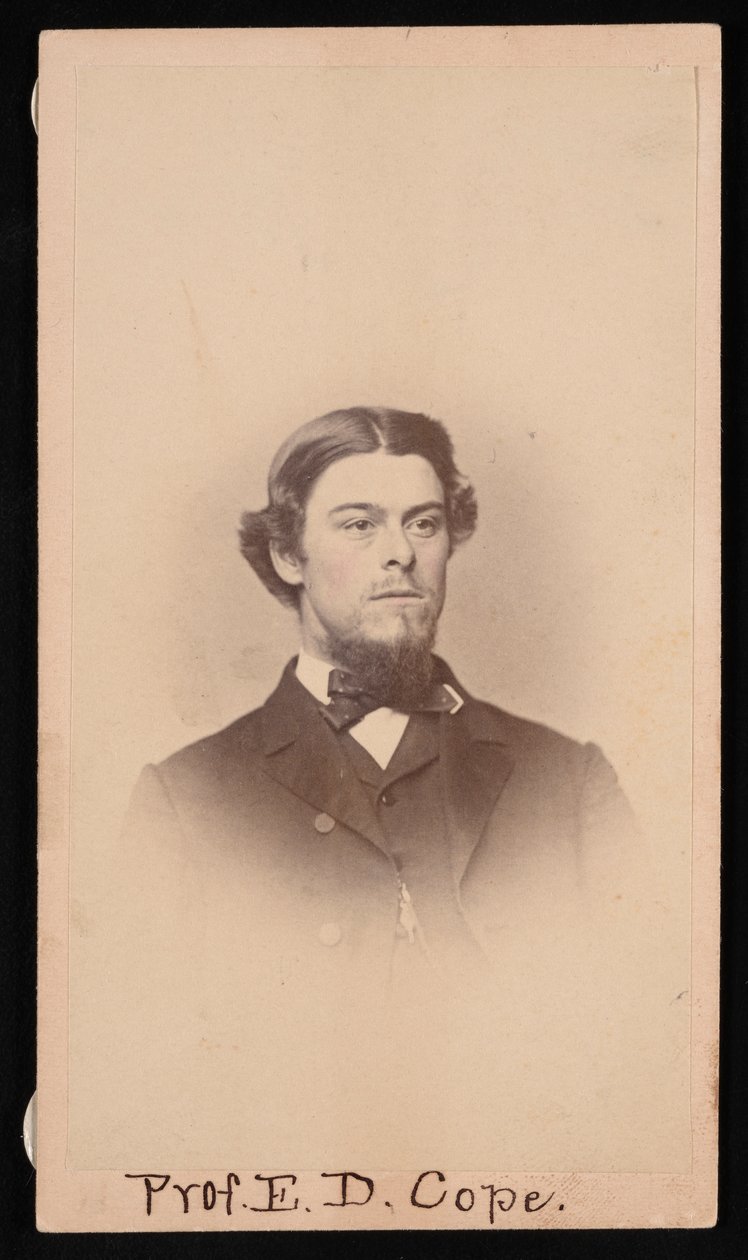 Portrett av Edward Drinker Cope 1840-1897, ca 1860-tallet. av Unbekannt