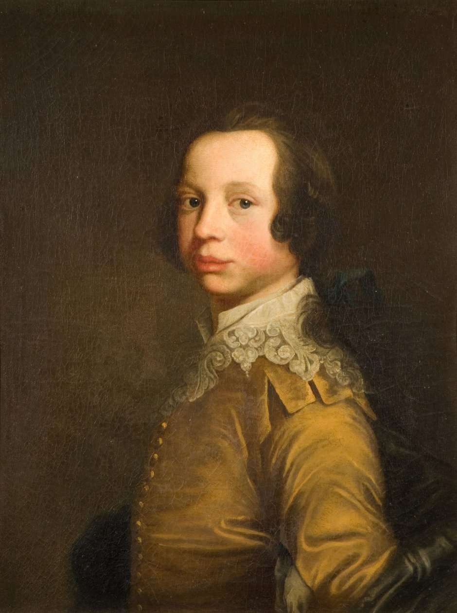 Portrett av Edward Jesson som kavaler, 1750-1800. av Unbekannt