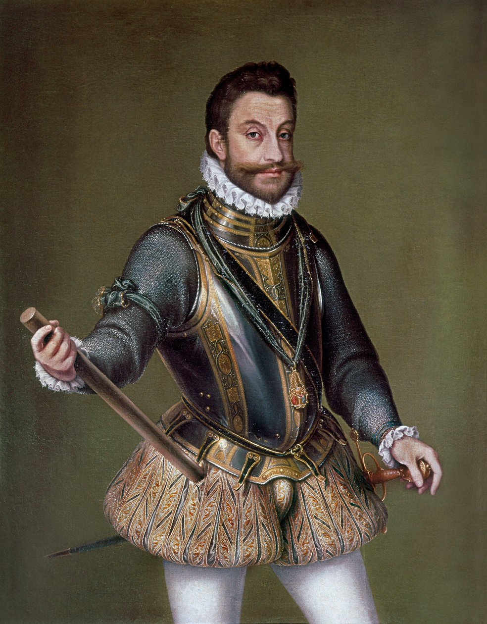 Portrett av Emmanuel Philibert, hertug av Savoy (1528-1580) av Unbekannt