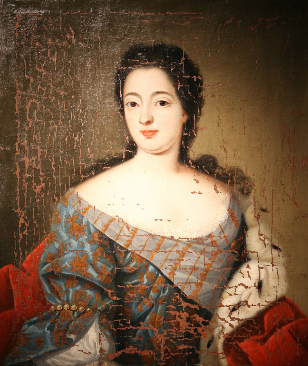 Portrett av keiserinne Catherine I. 1684-1727, tidlig på 1700-tallet. av Unbekannt