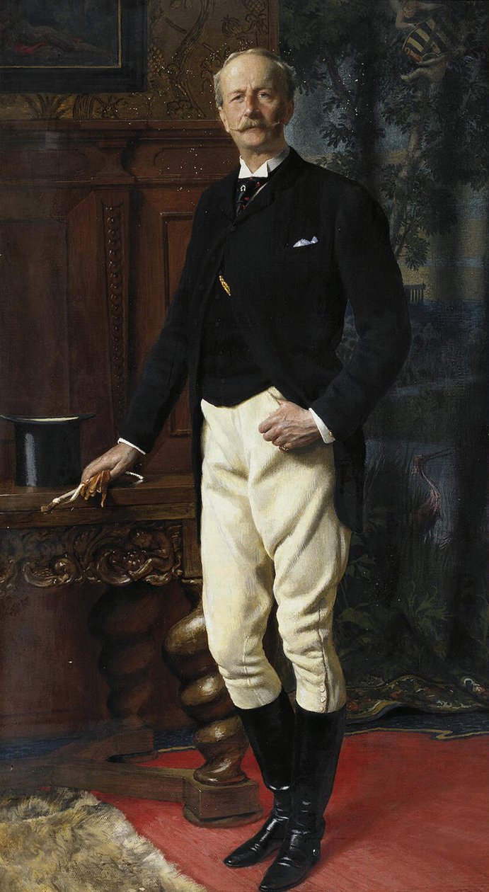Portrett av Ernst I, hertug av Sachsen-Altenburg 1826-1908, 1893 av Unbekannt