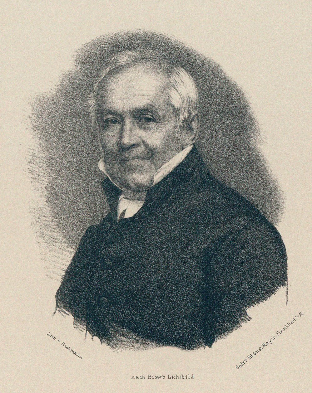 Portrett av Ernst Moritz Arndt 1769-1860. av Unbekannt