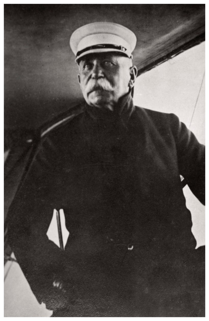 Portrett av Ferdinand, Graf von Zeppelin, tidlig på 1900-tallet 1933 av Unbekannt