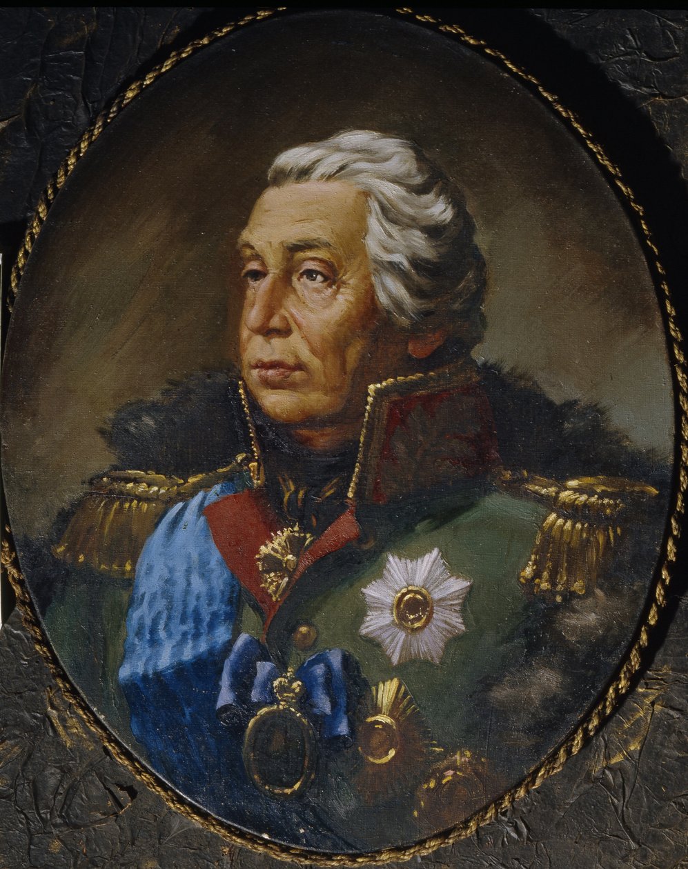Portrett av feltmarskalk prins Mikhail Kutuzov 1745-1813 av Unbekannt