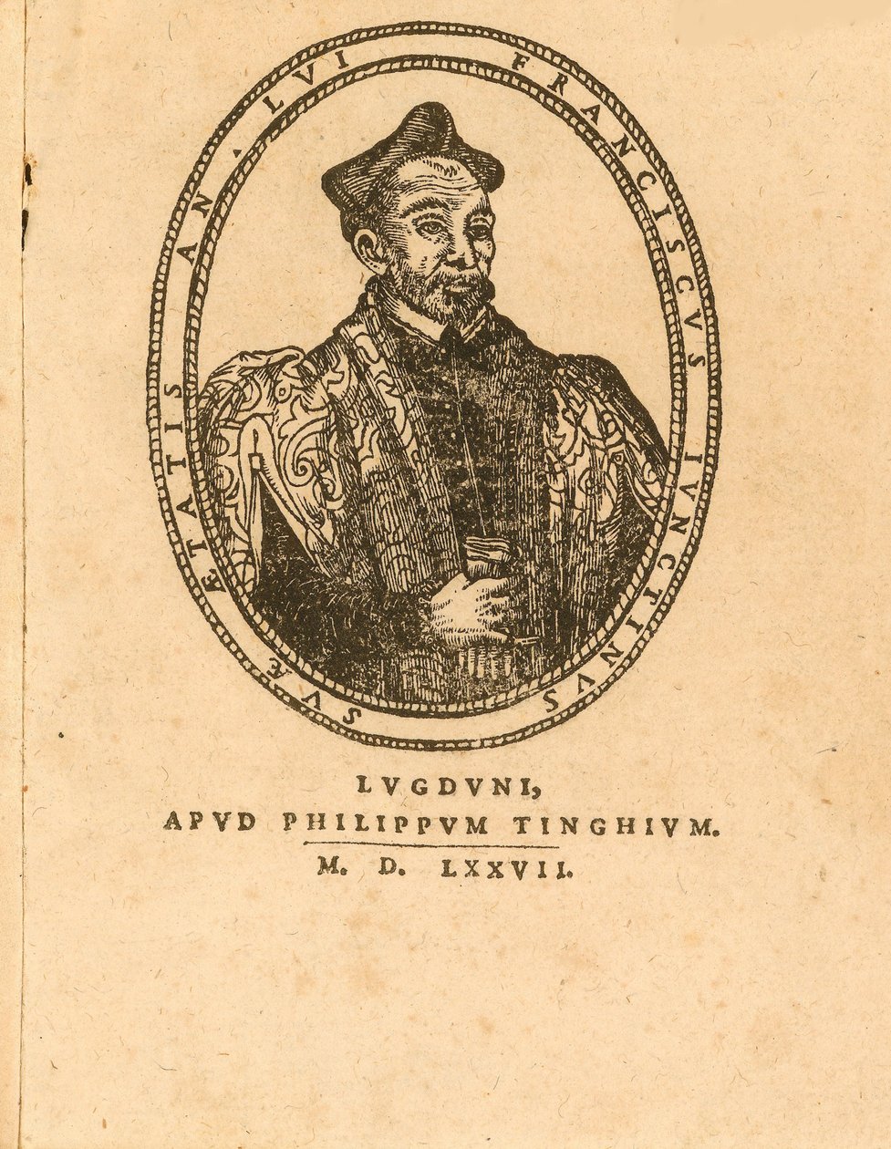 Portrett av Francesco Giuntini 1523-1590, 1577. av Unbekannt
