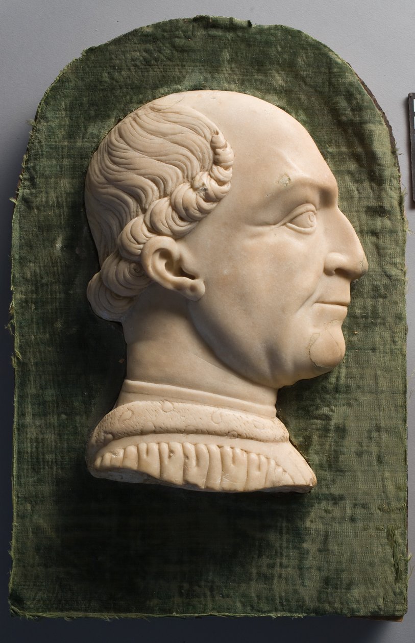 Portrett av Francesco Sforza og ramme, 1450-1499. av Unbekannt